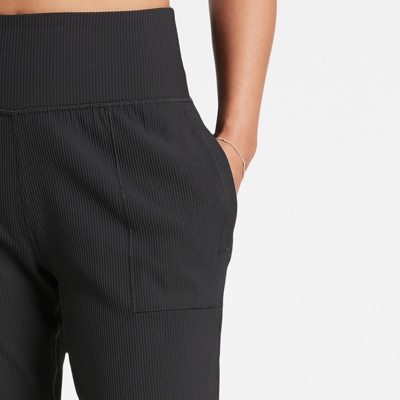 Athleta - Salutation Rib Jogger Pant - Black - Picture 3 of 15